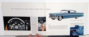 1960 Lincoln and Continental Sales Brochure