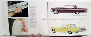 1960 Lincoln and Continental Sales Brochure