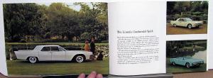 1961 Lincoln Continental Sedan Convertible Spirit Smaller Sale Brochure Original