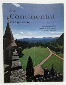 1963 The Continental Magazine Vol 3 No 4 November December Why Women