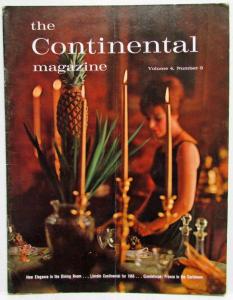 1964 The Continental Magazine Vol 4 No 3 September October Lincoln for 1965