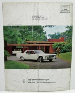 1964 The Continental Magazine Vol 4 No 3 September October Lincoln for 1965