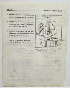 1965 Lincoln Service Bulletin 12-11-64 Series Number 19