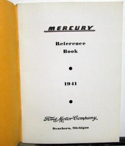 1941 Mercury 8 Series 19A Owners Manual Reference Book Original With Envelope