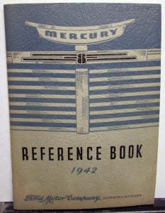 1942 Mercury 8 Series 29A Owners Manual Reference Book Original