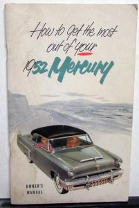 1952 Mercury Series 2M Owners Manual Original