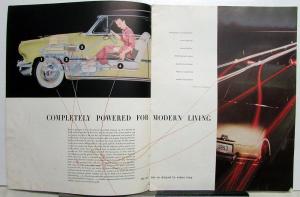 1953 Lincoln Cosmopolitan Capri Custom Coupe Sedan Convertible Sales Brochure XL