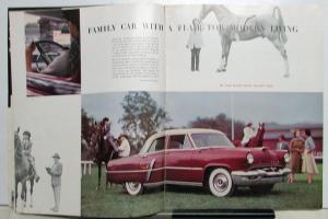 1953 Lincoln Cosmopolitan Capri Custom Coupe Sedan Convertible Sales Brochure XL