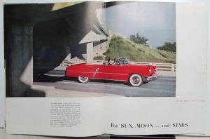 1953 Lincoln Cosmopolitan Capri Custom Coupe Sedan Convertible Sales Brochure XL