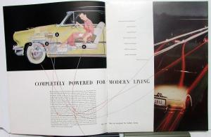 1953 Lincoln Cosmopolitan Capri Custom Coupe Sedan Convertible Sales Brochure XL