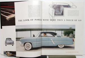 1953 Lincoln Cosmopolitan Capri Custom Coupe Sedan Convertible Sales Brochure XL