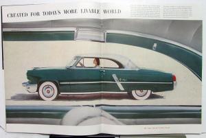 1953 Lincoln Cosmopolitan Capri Custom Coupe Sedan Convertible Sales Brochure XL