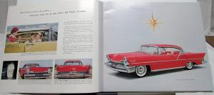 1957 Lincoln Premiere & Capri Oversized Color Sales Brochure Original