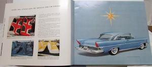 1957 Lincoln Premiere & Capri Oversized Color Sales Brochure Original