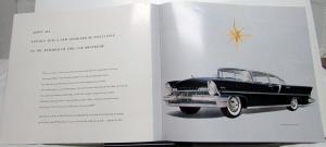 1957 Lincoln Premiere & Capri Oversized Color Sales Brochure Original