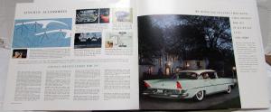 1957 Lincoln Premiere & Capri Oversized Color Sales Brochure Original