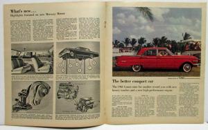 1961 Lincoln Continental Mercury Comet Armchair Auto Show Sales Mailer Original