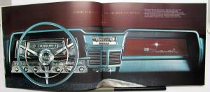 1963 Lincoln Continental Sedan Convertible Prestige Sales Brochure Oversized