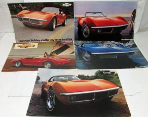 1969 1970 1971 72 73 Chevrolet Corvette Dealer Showroom Posters Sales Spec Sheet