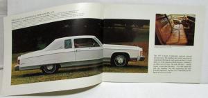 1975 Lincoln Continentals Town Car Mark IV Sales Brochure Silver Canadian Orig