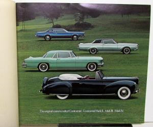 1977 Lincoln Continental Mark V Prestige Oversized Sales Brochure Original