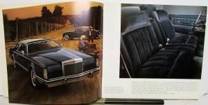 1977 Lincoln Continental Mark V Prestige Oversized Sales Brochure Original