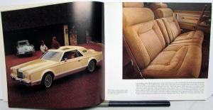 1977 Lincoln Continental Mark V Prestige Oversized Sales Brochure Original