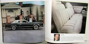 1977 Lincoln Continental Mark V Prestige Oversized Sales Brochure Original