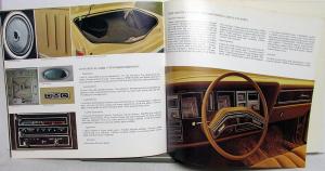 1977 Lincoln Continental Mark V Prestige Oversized Sales Brochure Original