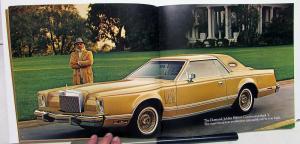 1978 Lincoln Continental Mark V Diamond Jubilee Edition Sales Brochure Prestige