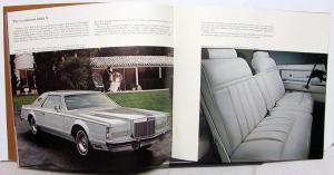 1978 Lincoln Continental Mark V Diamond Jubilee Edition Sales Brochure Prestige