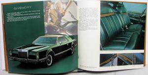 1978 Lincoln Continental Mark V Diamond Jubilee Edition Sales Brochure Prestige