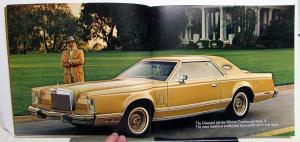 1978 Lincoln Continental Mark V Diamond Jubilee Edition Sales Brochure Prestige