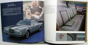 1978 Lincoln Continental Mark V Diamond Jubilee Edition Sales Brochure Prestige