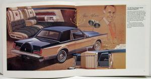 1981 Lincoln Continental Mark VI for Eighty One Sales Brochure