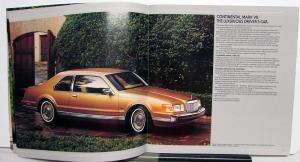 1984 Lincoln Town Car Continental & Mark VII Sales Brochure