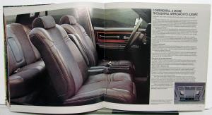 1984 Lincoln Town Car Continental & Mark VII Sales Brochure