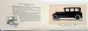 1925 Paige Deluxe Sedan Four Door Brougham Phaeton 6 Cylinder Sales Brochure