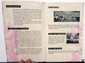 1949 Packard Eight Super & Custom 8 Owners Manual Care & Operation Original