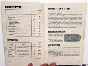 1949 Packard Eight Super & Custom 8 Owners Manual Care & Operation Original