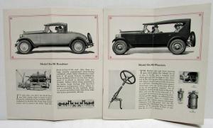 1927 Peerless Six 90 Roadster Phaeton Coupe Sedan Landaulet Sales Brochure Orig