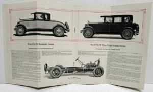 1927 Peerless Six 90 Roadster Phaeton Coupe Sedan Landaulet Sales Brochure Orig