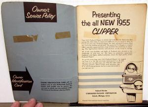 1955 Packard Clipper Owners Manual Care & Operation Original Maintenance