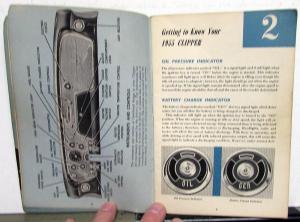 1955 Packard Clipper Owners Manual Care & Operation Original Maintenance