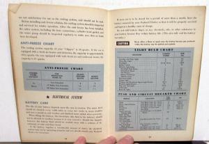 1955 Packard Clipper Owners Manual Care & Operation Original Maintenance