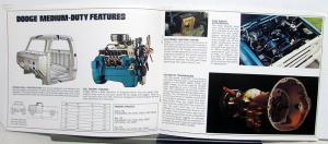 1975 Dodge Medium Duty Trucks D500 D600 D700 D800 Color Sales Brochure Original