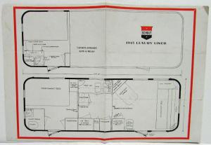 1945 Schult Luxury Liner Engineered Trailer Sales Folder