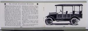 1924 Star Touring Roadster Coupe Sedan Wagon Chassis Sales Brochure Original