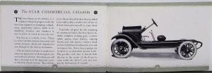 1924 Star Touring Roadster Coupe Sedan Wagon Chassis Sales Brochure Original