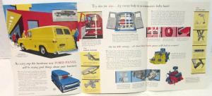 1957 Ford F-100 Panel Truck Sales Brochure Original